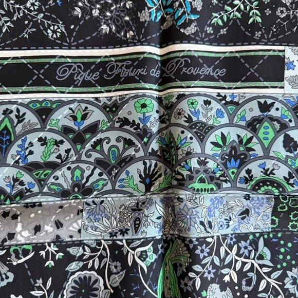Hermès Pique Fleuri de Provence Silk Scarf 90cm Christine Henry Rare - Picture 7 of 8